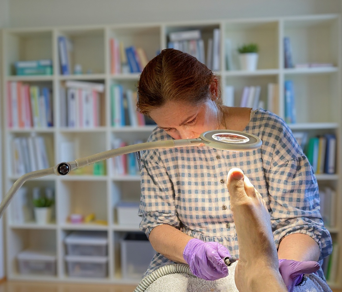 Gosia Kowalska bei der Arbeit